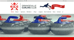 Desktop Screenshot of orangevillecurlingclub.ca